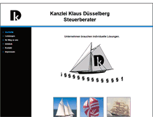 Tablet Screenshot of duesselberg.de